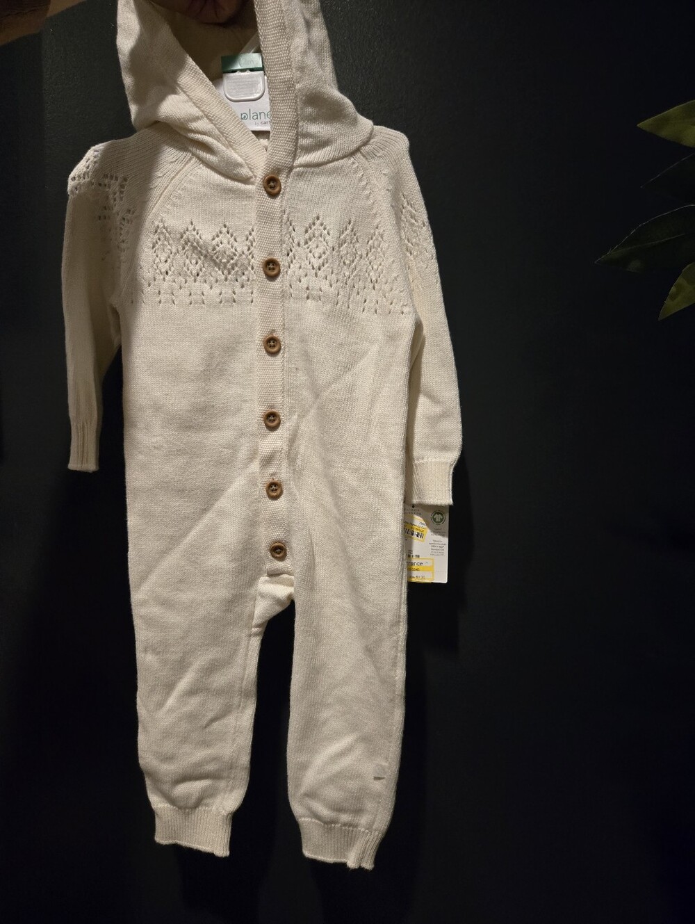 Little Planet - Knit Hooded One Piece Outfit NWT